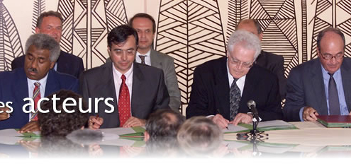 Signature de l’Accord de Nouméa en mai 1998