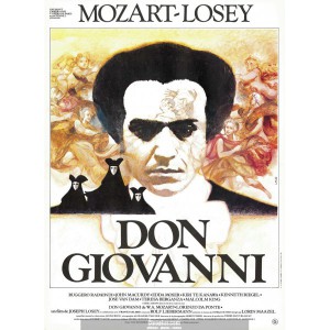 Affiche du film de Joseph Losey, adaptation de Don Giovanni de Mozart, 1977