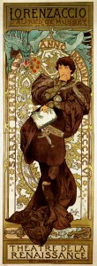 Affiche d'Alphonse Mucha. 1896.