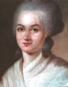 Olympe de Gouges. Portrait.